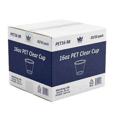 16oz PET Carton