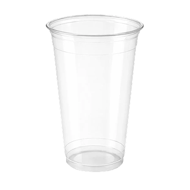 24oz PET Cups White Background