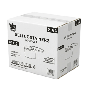 64oz deli container Carton